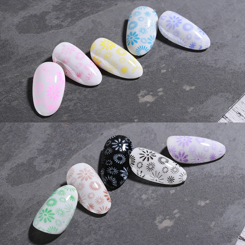 Vendeeni 12 Color Gel Paint  Nail Gel Set Soak Off Nail Art LED 12 colors  Pure Painting gel nail polish