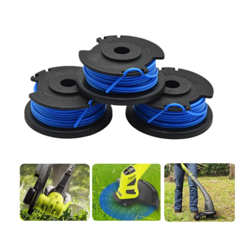 Wholesale Ryobi One PLUS+ AC80RL3 OEM .080 Inch Twisted Line 5LB Grass Trimmer Spool Replacement Parts Trimmer Lines
