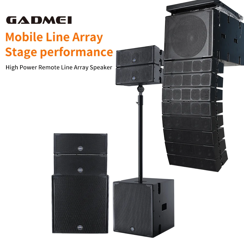 Speaker amplifier 18 inch 2000w powered subwoofer and line array speaker outdoor audio system sound professional music