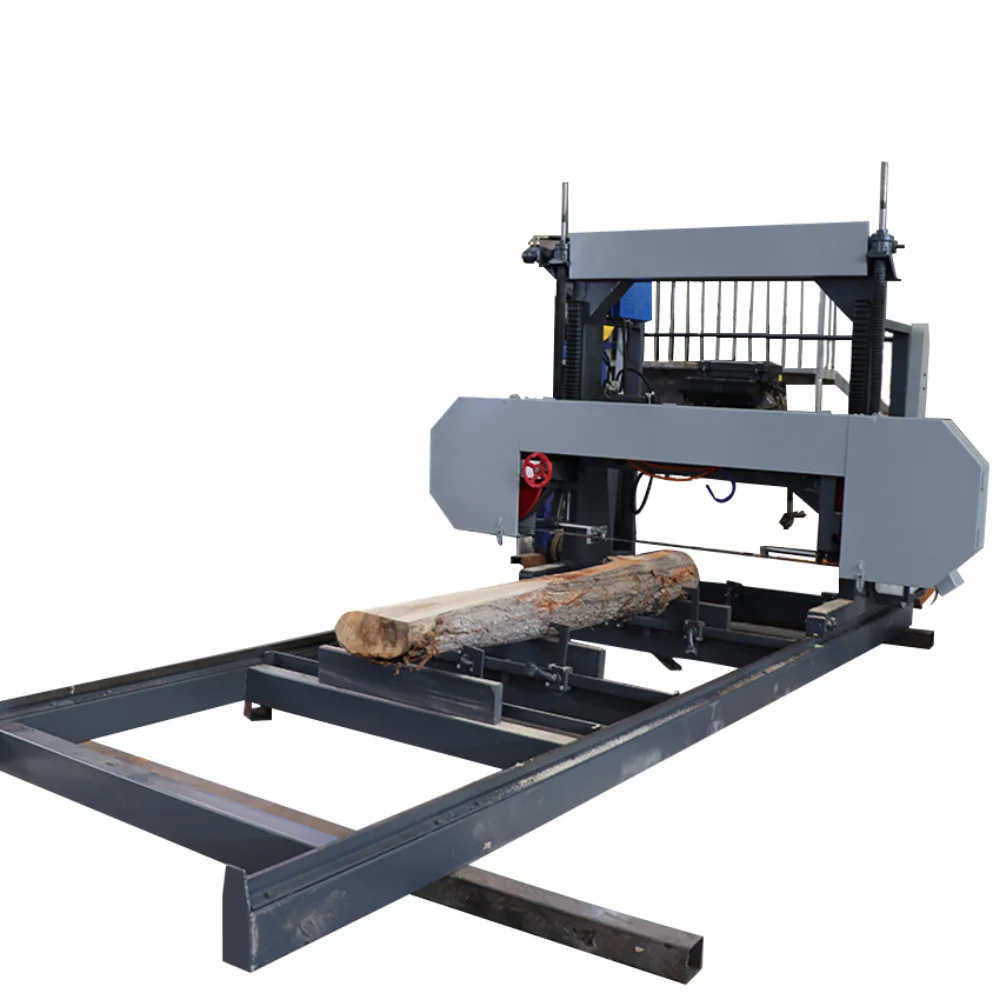 For Wood Bandsaw Machines Sawmill Horizontal Band Log Saw Mill Machine