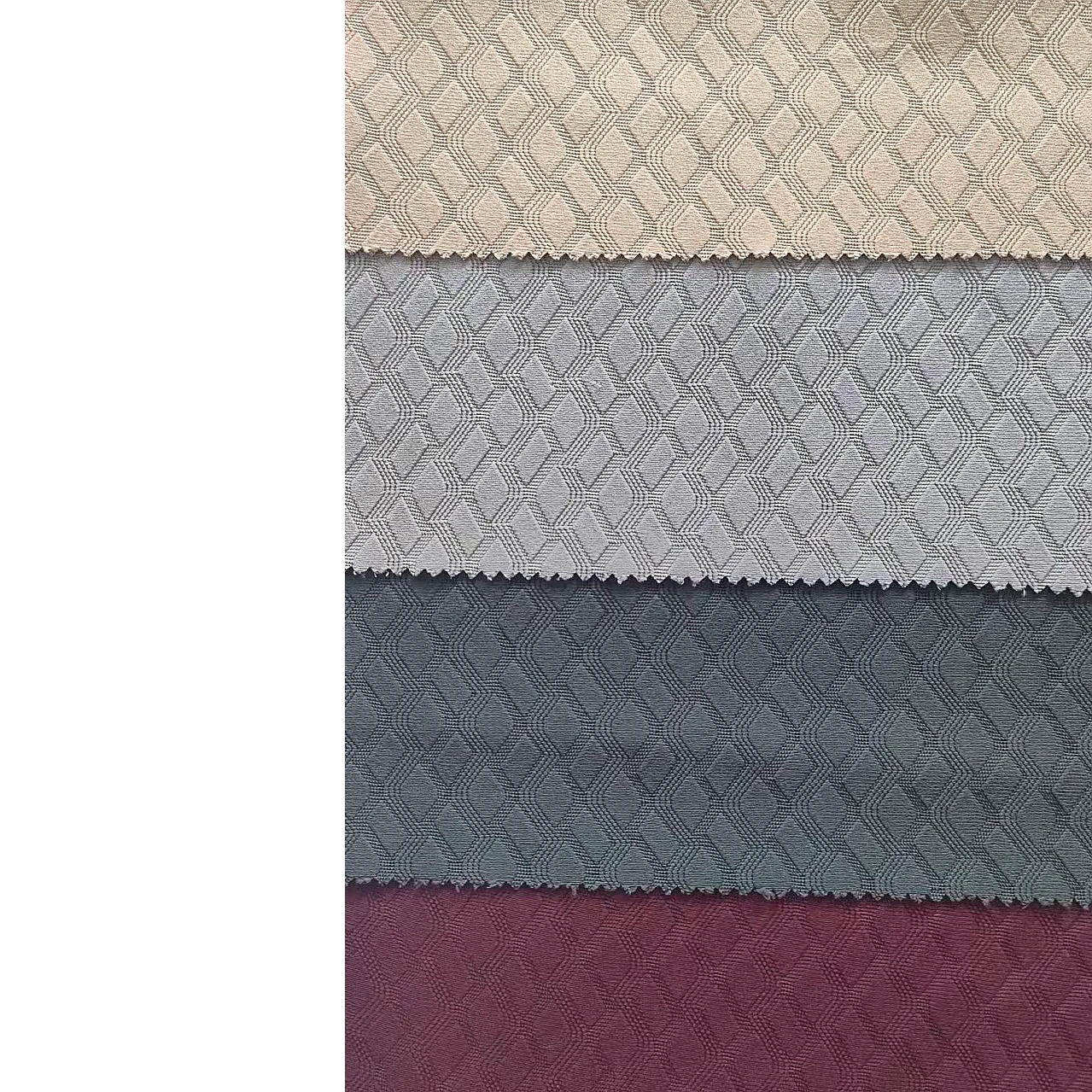 Hot Sell Classic Jacquard Auto Fabric With Foam Backing for Car/ Bus Seat Cover