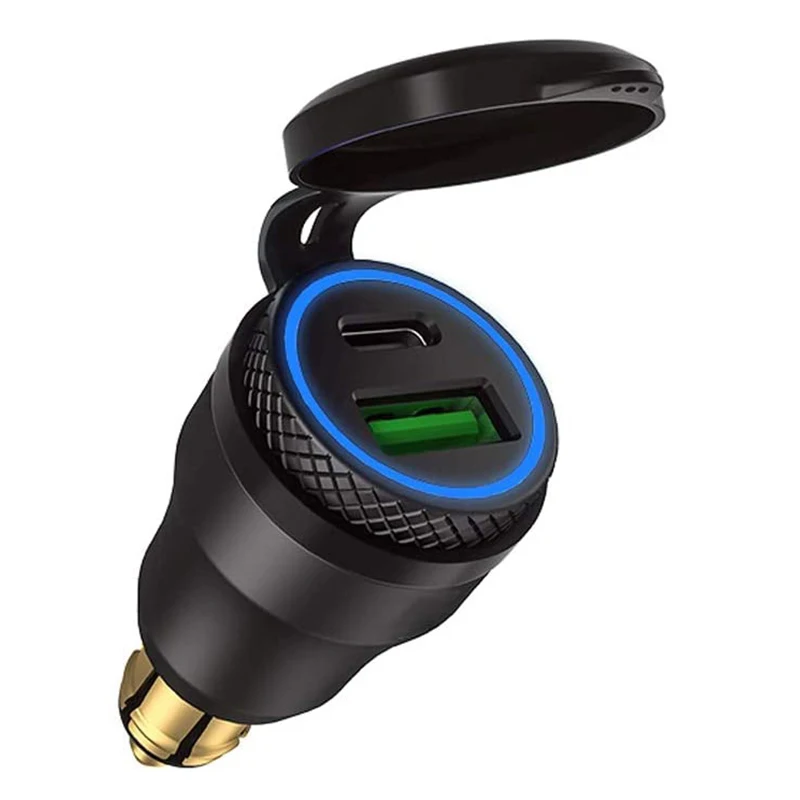 New 5V 3.6A aluminium usb charger for bmw motorcycle