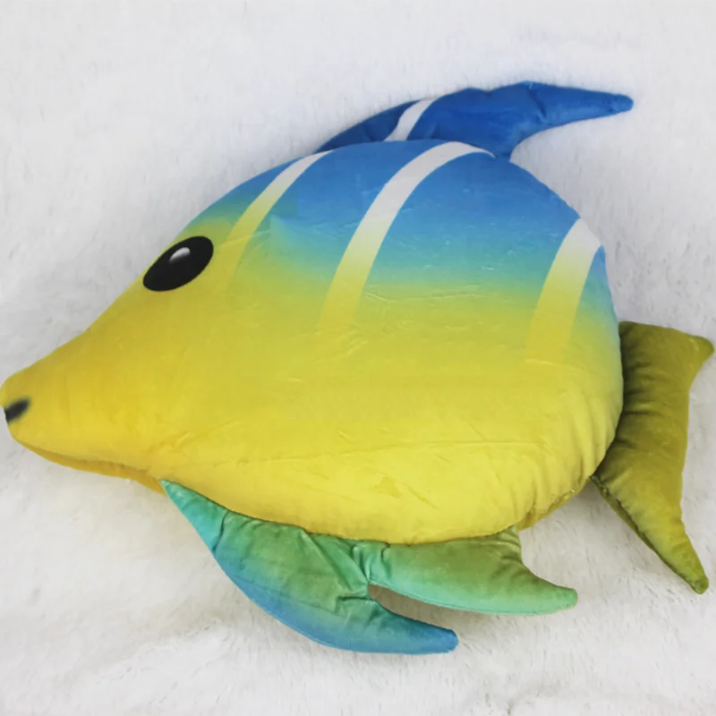 High Quality Cartoon Small Gifts Design Sleep Comfort Pillow Plush Throw Pillows Dolphin Fish Toys