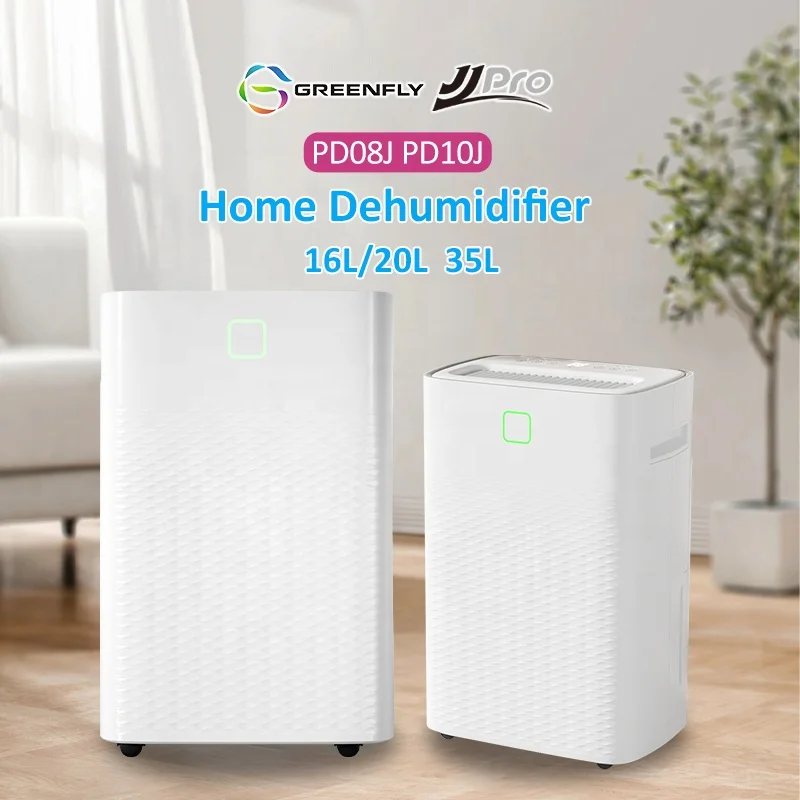 2024 JJPRO GREENFLY новый оптовый портативный осушитель воздуха 20 л OEM ODM Умный домашний с CE