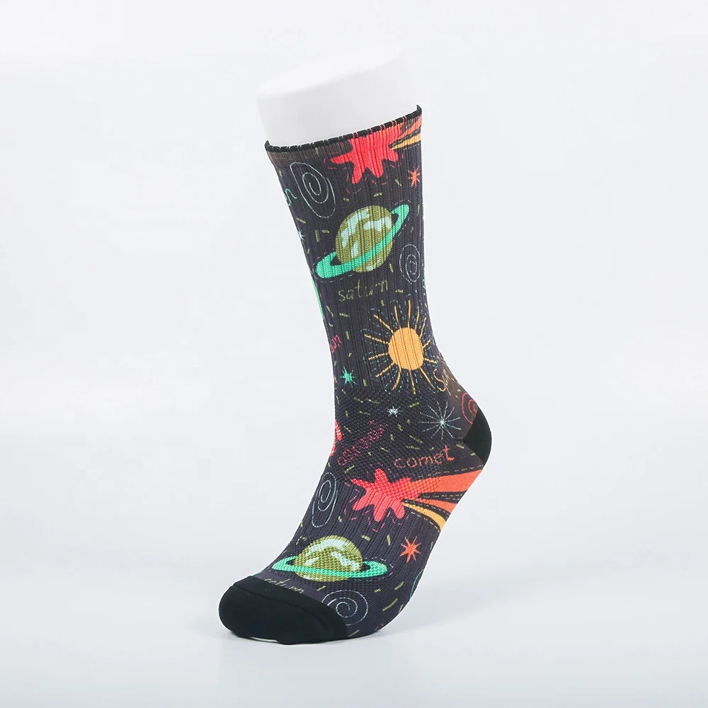 Сублимационная 3D цифровая печатная машина для мужчин спортивные новые носки под заказ