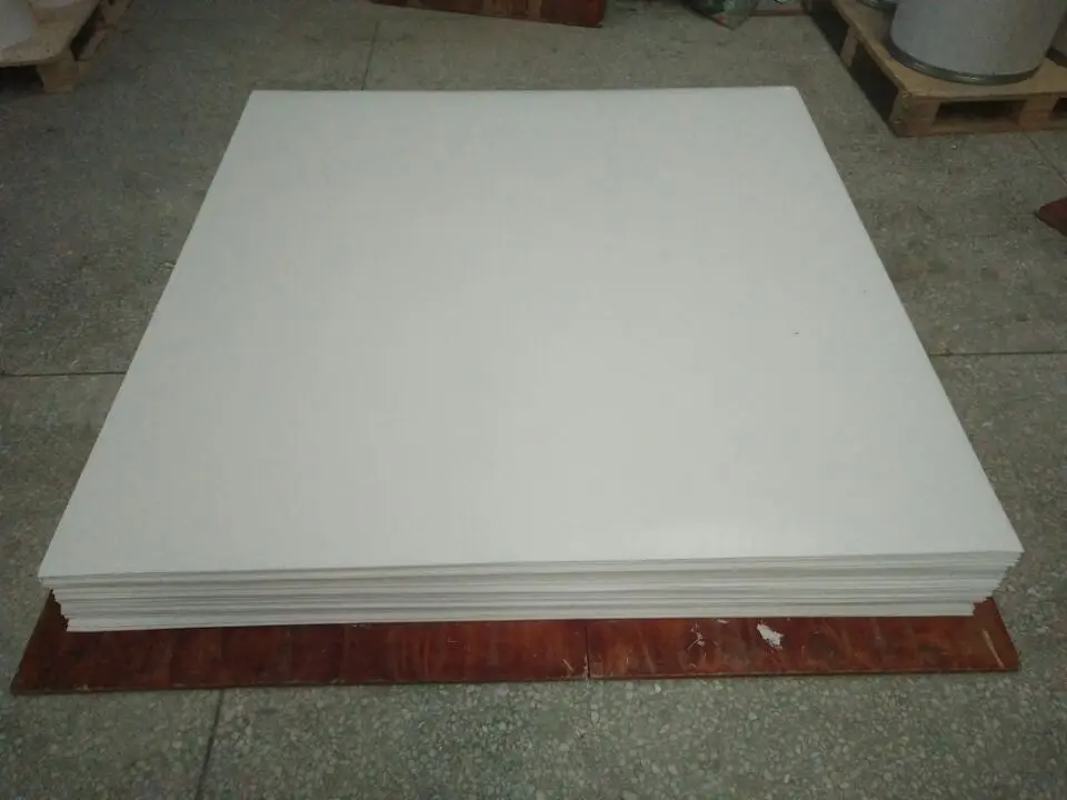 OEM PTFE plastic 50%+50% Recycled PTFE plastic sheets customized recycled ptfe extrusion plates boards