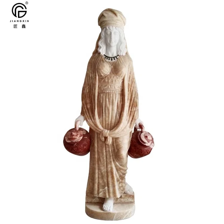 Мраморная Статуэтка для красивой леди ручной работы в натуральную величину