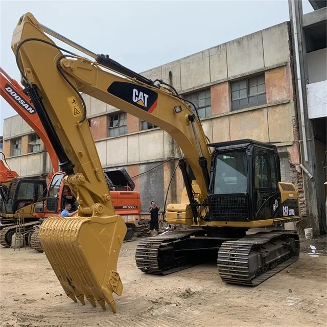 Cheapest Price 20 ton excavator, Caterpillar 320D Used Crawler Excavator with Hammer Line For Sale