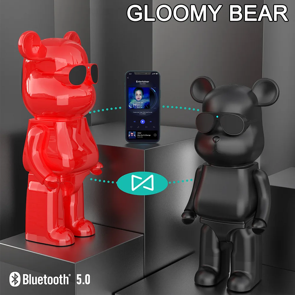 B2 birthday gift portable violent bear speaker strip speaker column subwoofer wireless Bluetooth speaker