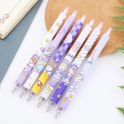 Plastic Cartoon Kawaii Ball Point Pens Wholesale Custom Printed Cute Ballpoint Pen For School