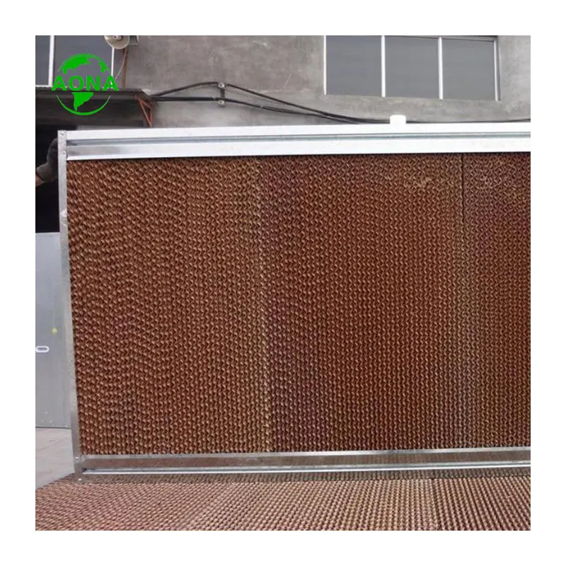 Water Evaporative Cooling Pad with Cooling System for Greenhouse Poultry Chicken Farm