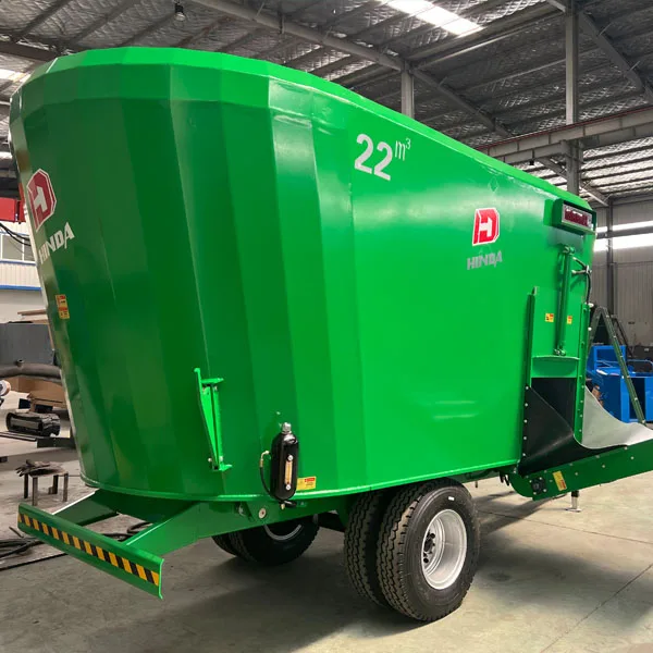 Vertical TMR Feed Mixer for Farm Use Designed to Mix Banana Peel and Other Cattle and Sheep Feeds