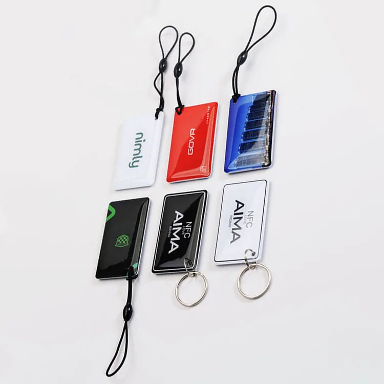 YTS 2022 NEW Custom Rewritable RFID 13.56MHZ Epoxy High Frequency Mini Electronic Label Round NFC Smart Card