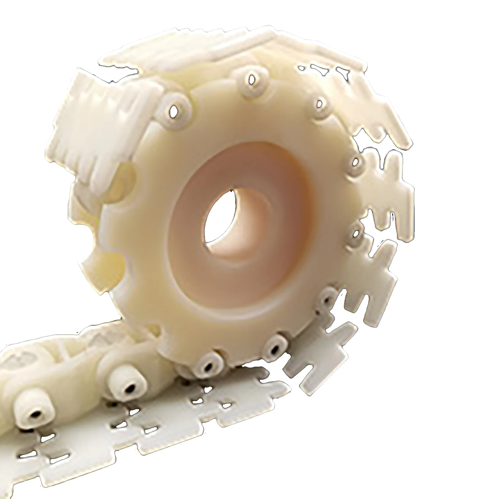 Factory direct sprocket drive wheel passive wheel nylon machining plastic gear chain plate sprocket