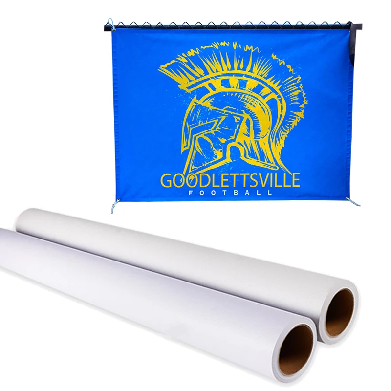 Roll Up Frontlit/blackout Laminated Matte Flex Banner 180g/240g/340g/440g Screen Printing Materials Vinyl Roll Manufacturer