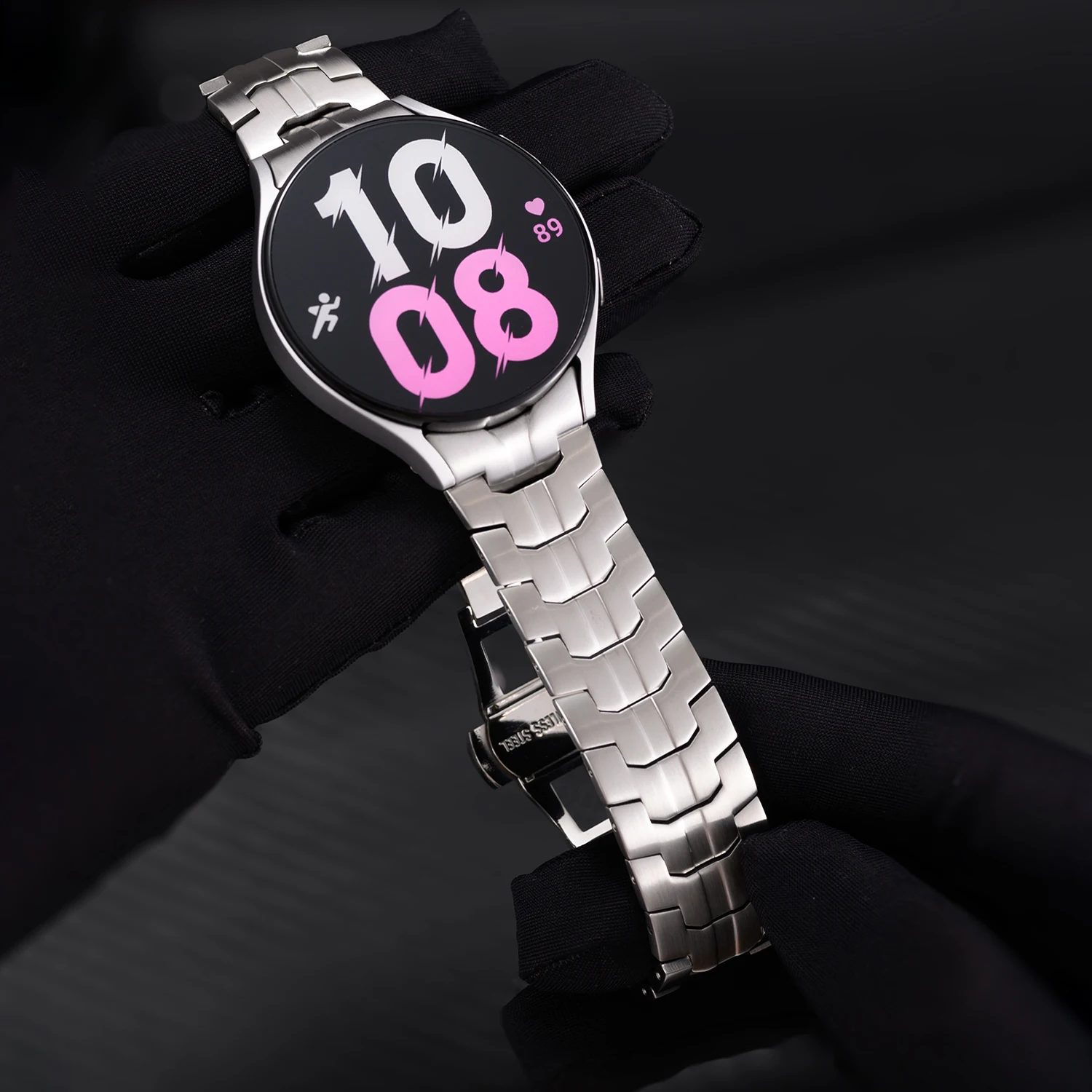 20mm Quick Release Solid Stainless Steel Metal Watch Band For Samsung Galaxy watch 6 40mm 40mm 43mm 47mm Watch Strap