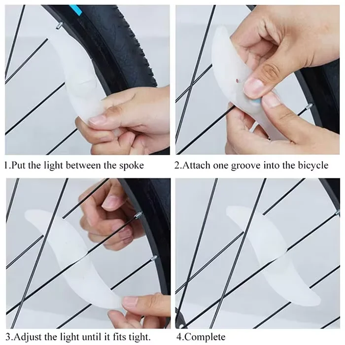 Cheap 3 lighting Mode Colorful Sport Outdoor Cycling Bicycle Spoke Light Led Bike Wheel Lights