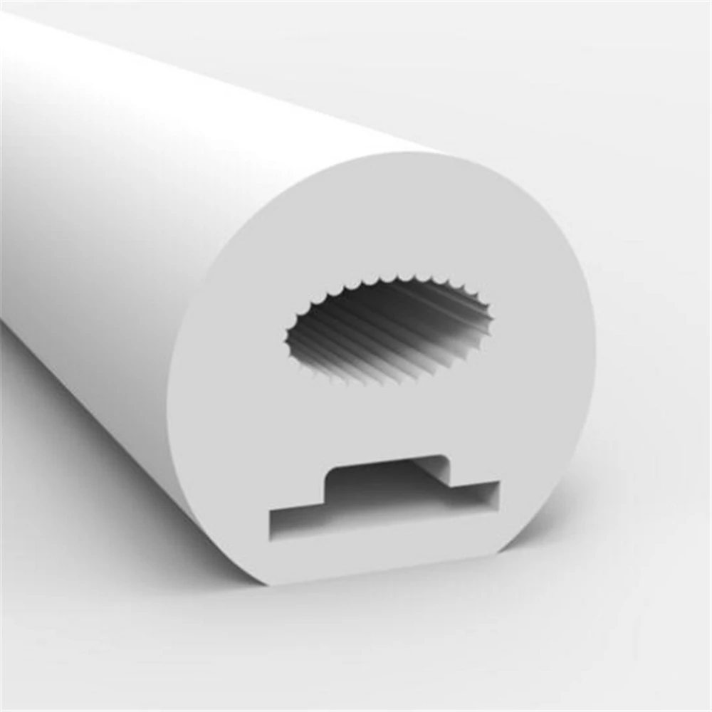 Неоновая трубка из чистого силикона круглой формы для гибкой светодиодной ленты 2835/3014/2216/2016