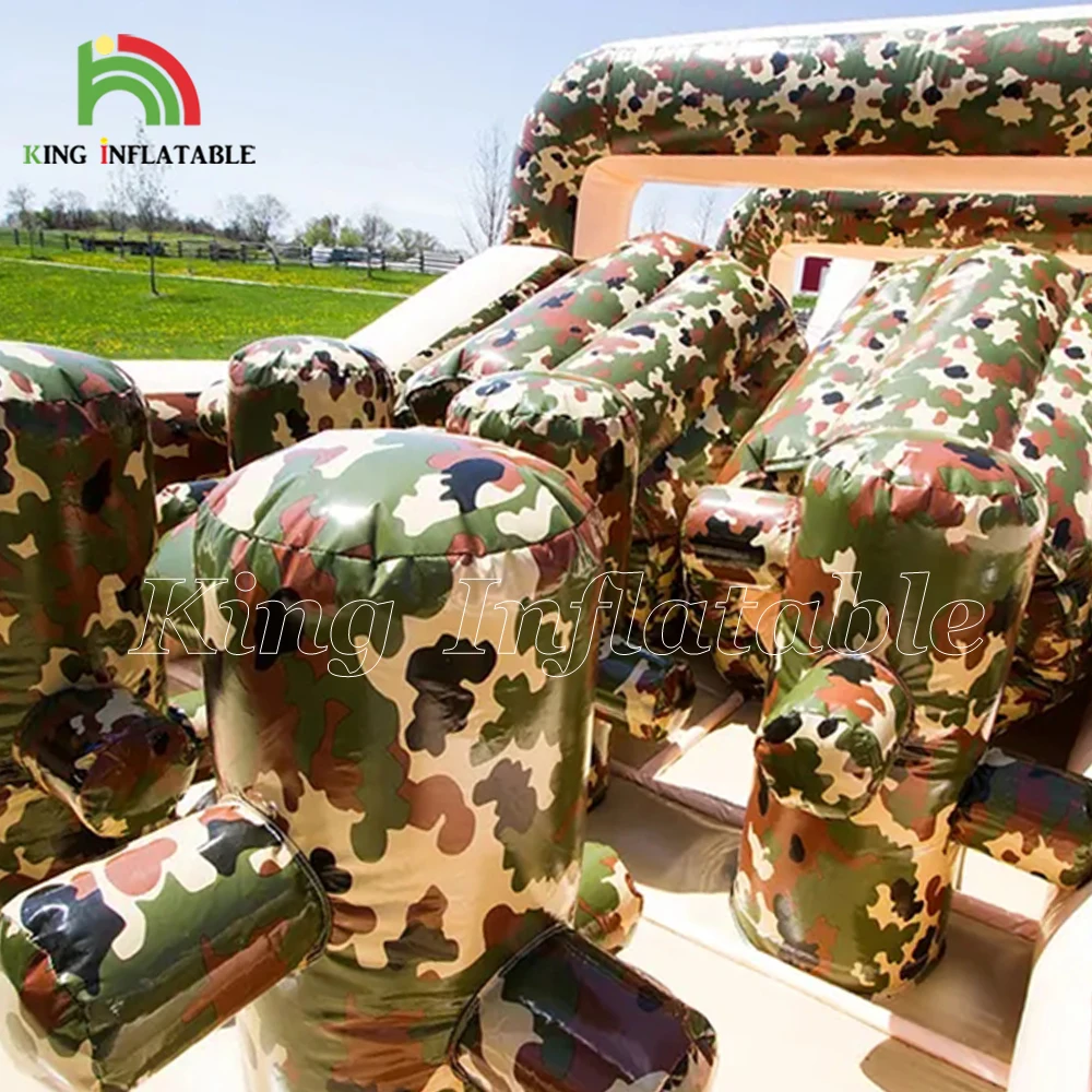 Boot Camp Giant Inflatable Obstacle Course Commercial For Hire