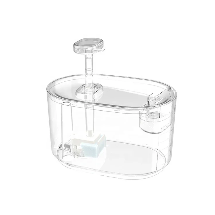 New Smart Transparent Pet Water Dispenser Water Level Sensing USB Automatic Cat Water Fountain