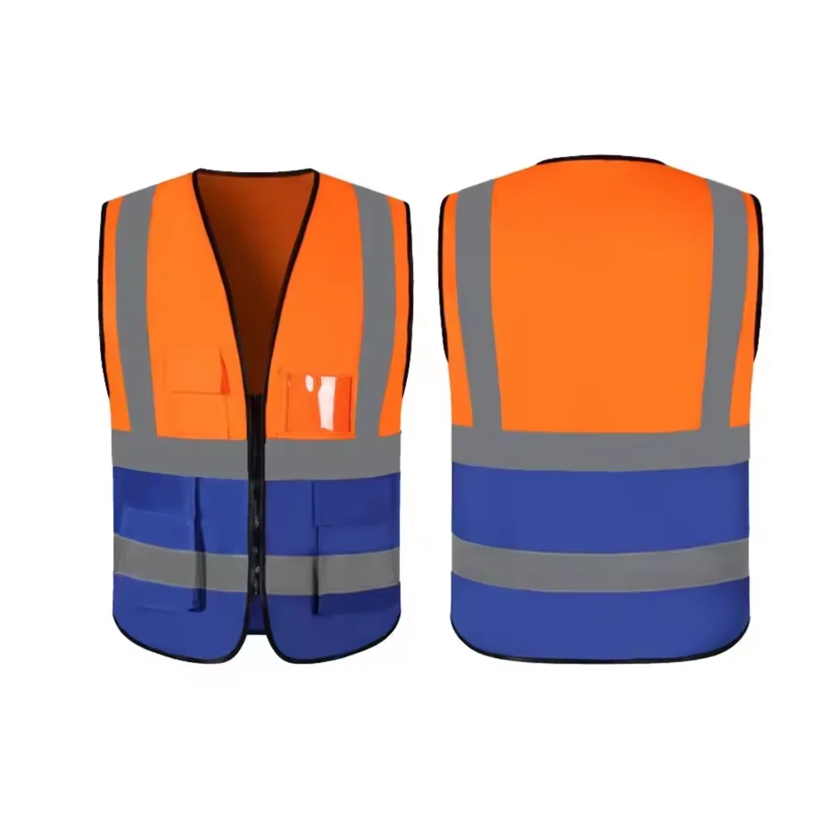 Adjustable Night Running Hiking Cycling Bicycle Reflective Riding Safety mesh reflective tabard Sports Security Vest With Logo