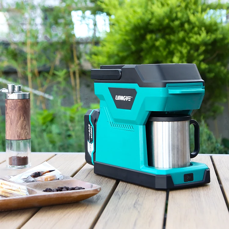 New Trend 20V Li-ion Battery operated portable Travel camping Coffee maker