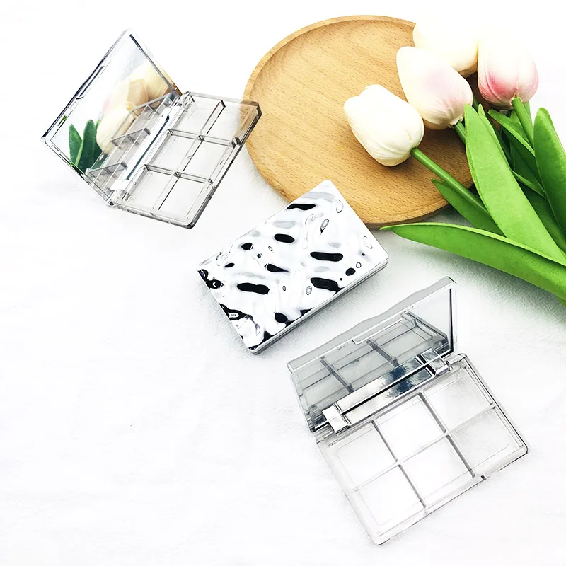 6colors eye shadow pallets custom eye shadow pallets with mirror custom eyeshadow case