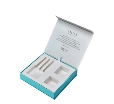 Custom Professional Dental Whitening Kit And Bleaching Accelerator Rigid Magnetic Box Set For Teeth