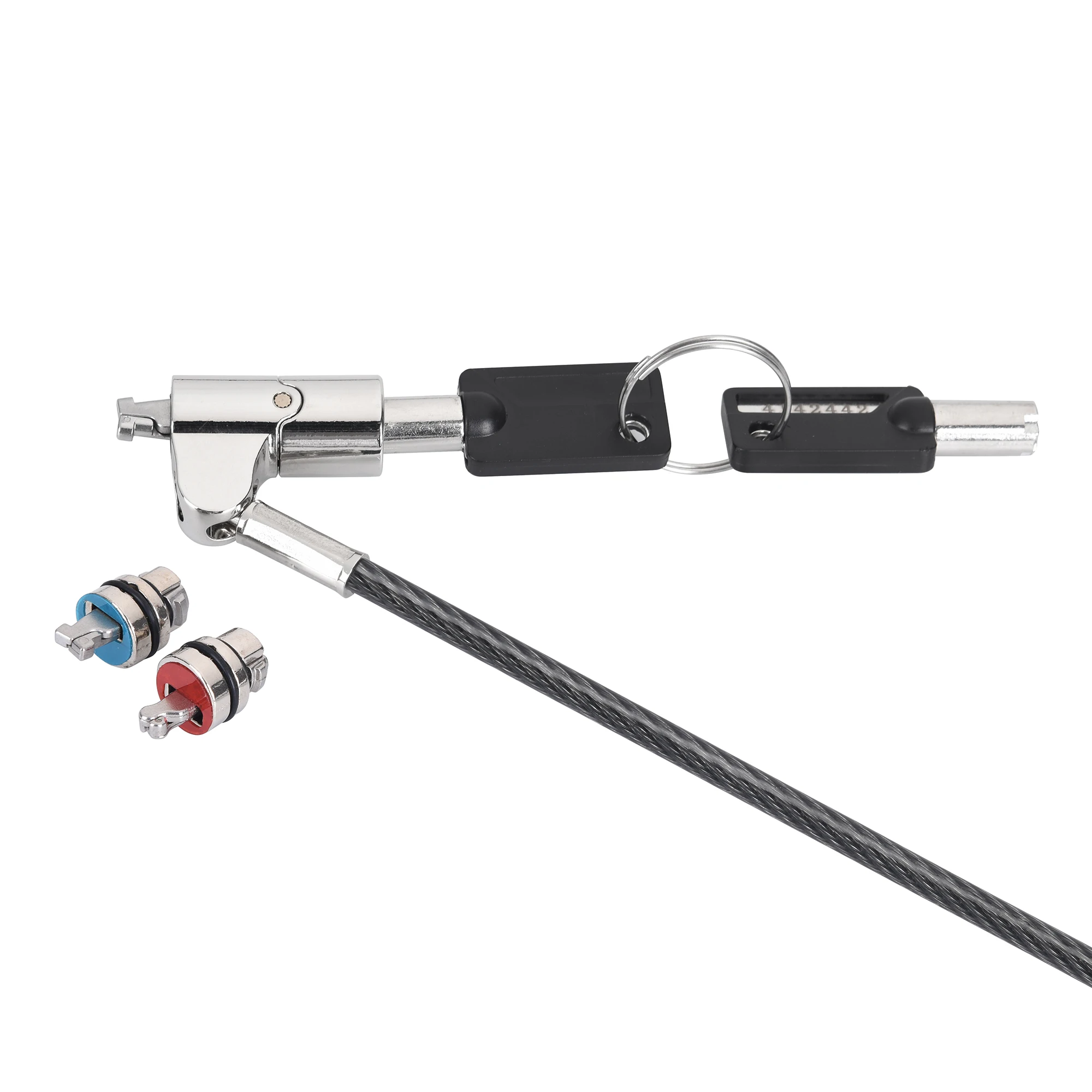 Universal security anti-theft replaceable lock body key laptop cable security lock suitable for all laptops with lock slot