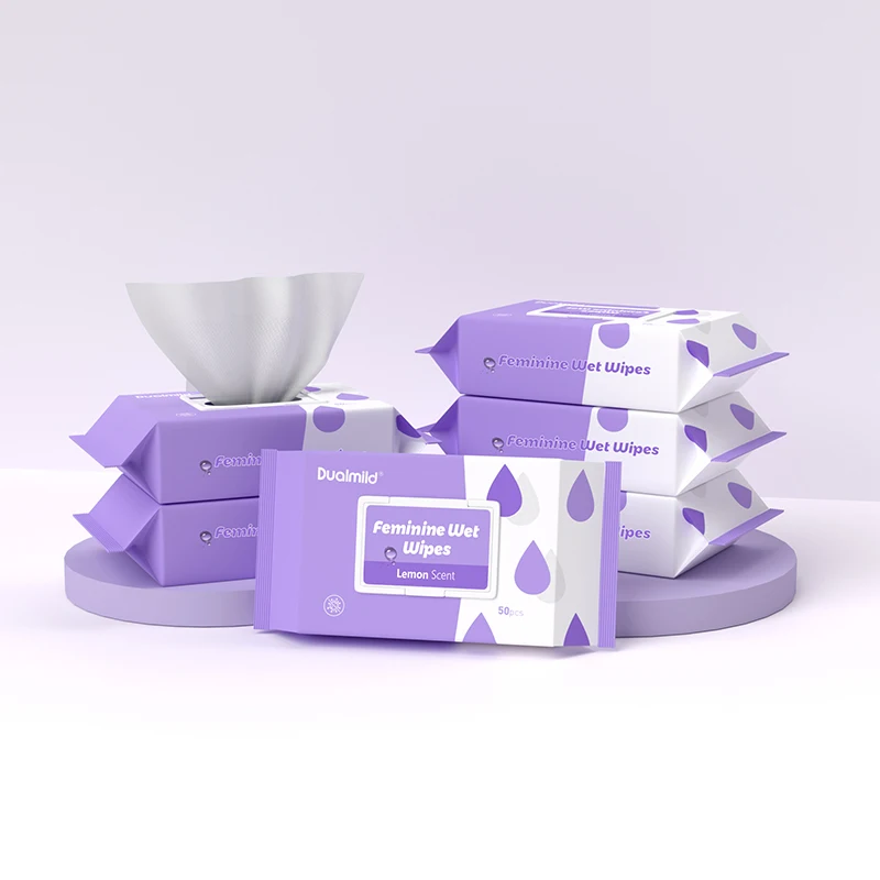 Extra Thick Feminine Hygiene Outdoor Wet Wipes for Woman