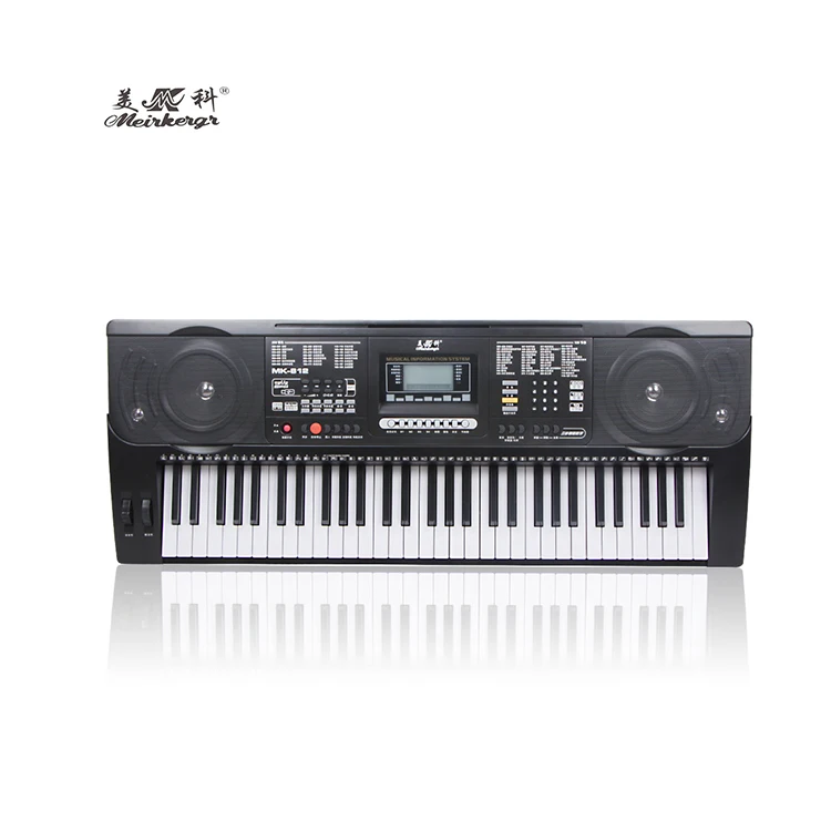 OEM MK-812 lcd display Musical Instrument Electronic Organ USB/3-step lesson 61Keys piano keyboard
