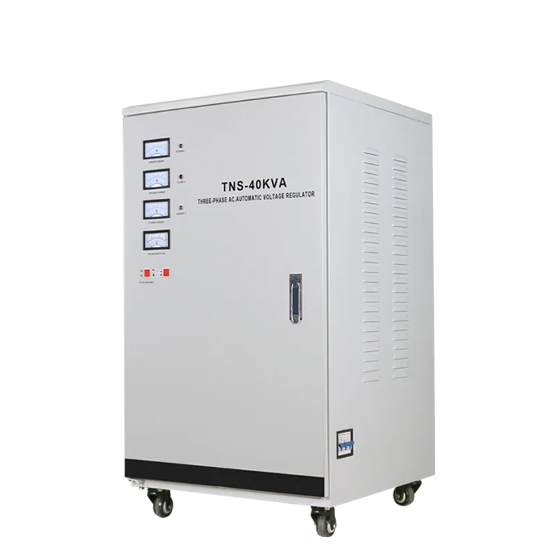 TNS-1.5KVA трехфазный высокой точности регулятор напряжения переменного тока использует самую лучшую 1017 угольные щетки