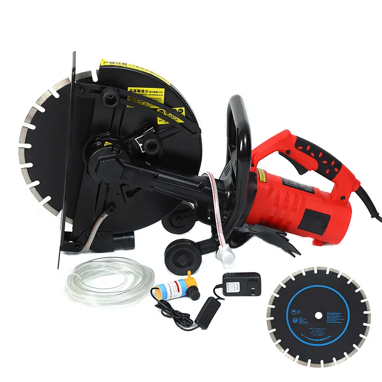 High-Power 350mm Electric Wall Slotting Machine DIY Marble Circle Saw Cutting Road Grooving Ceramic Tile Stone Cutter Stone Work