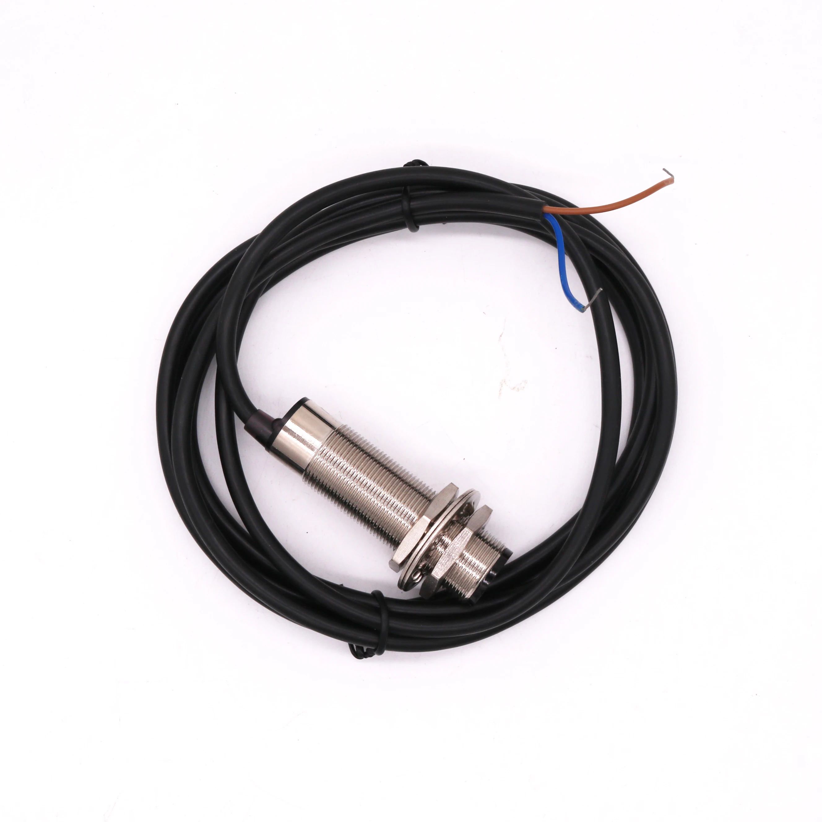 DINGGAN M18 photoelectric sensor diffuse reflection PTC18 series 30cm sensing distance 30VDC metal housing with 2m PVC cable