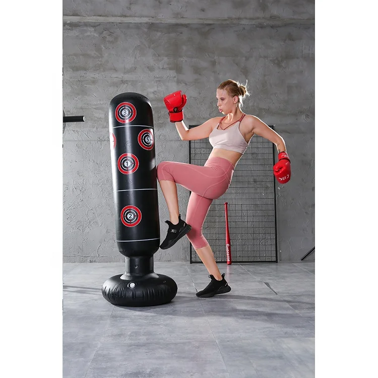 Economies inflatable bop bag, standing up inflatable punching bag for kids and adult Punching Bag Standing