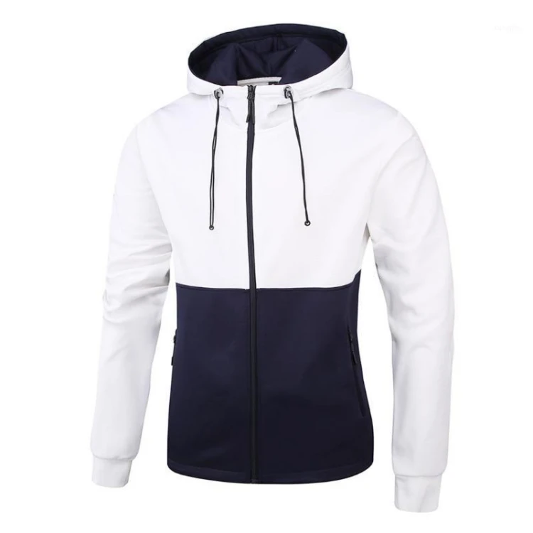 80 Cotton 20 Polyester Fashion Heavyweight Workout Premium Full Face Zip Plain Custom Men Zipper Hoodies