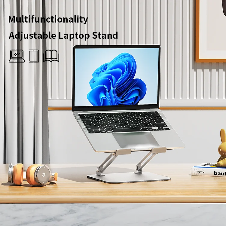 Foldable Support Base Notebook Stand For PC Computer Laptop Holder Cooling Pad Portable Laptop Stand