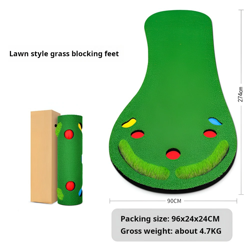 Wholesale 3 holes indoor outdoor mini golf putting green Practicing putting green