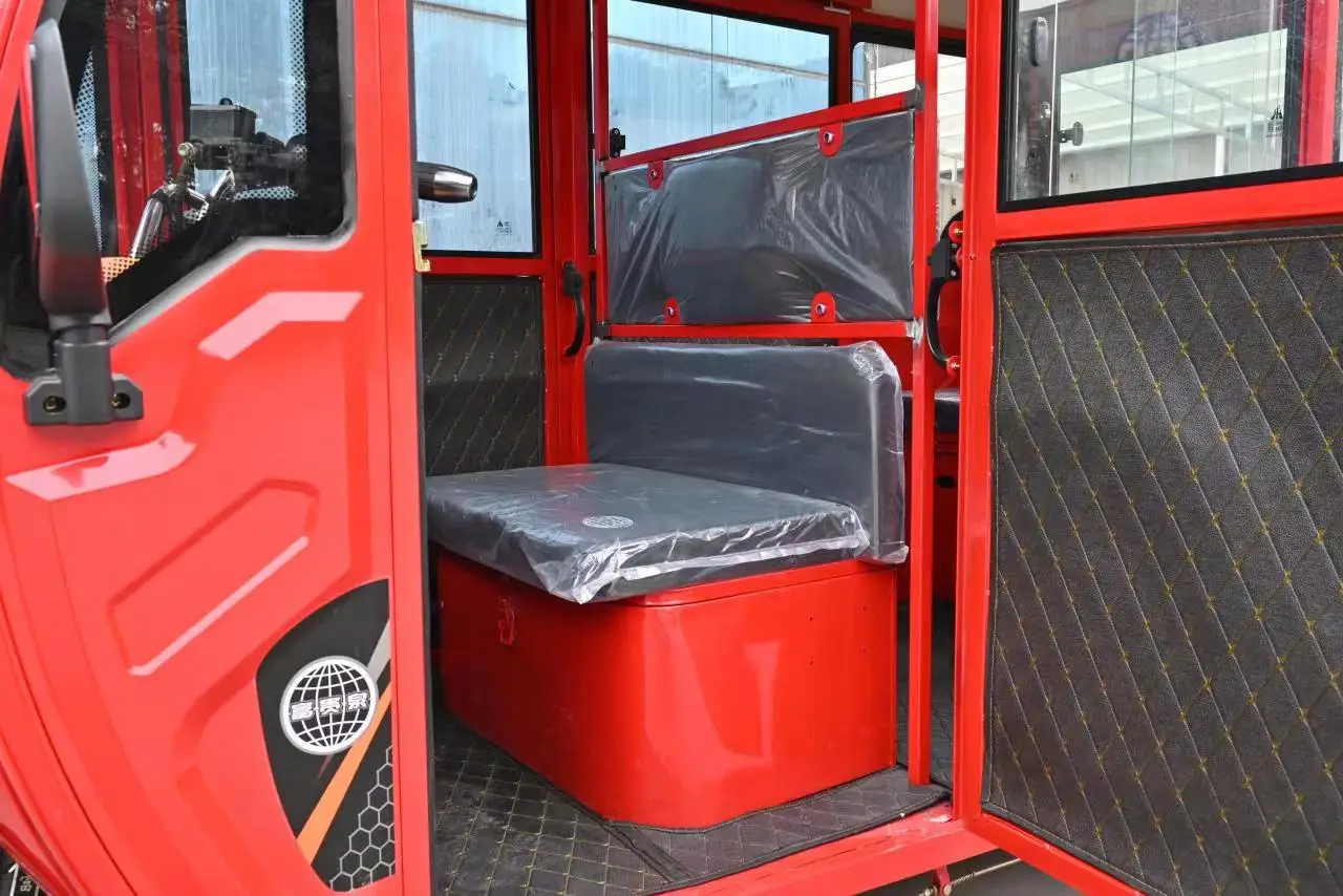 Электрический пассажирский трехколесный велосипед с высокой нагрузкой, Электрический трехколесный велосипед для взрослых Tuktuk