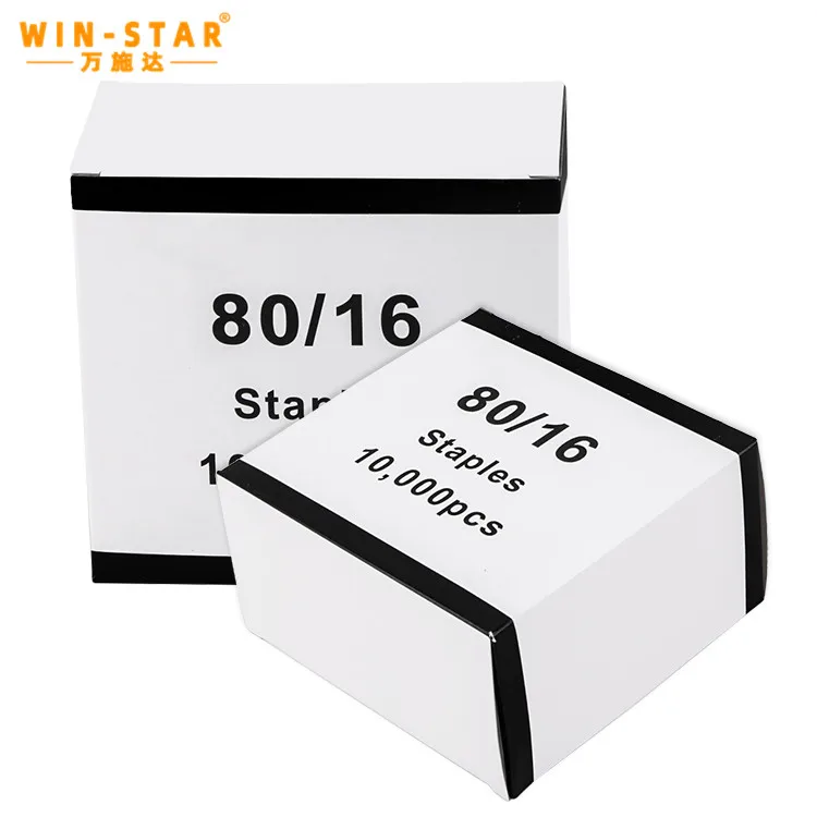 WINSTAR Furniture staples 8016 Stapler PINS Picture frame wood pushpin 8010 pneumatic gun nails 8012 staples 8014 air gun nails