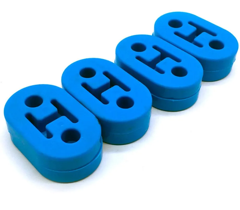 Car Rubber Exhaust pipe lifting lug 4 Holes Mount Bracket Hanger Insulator