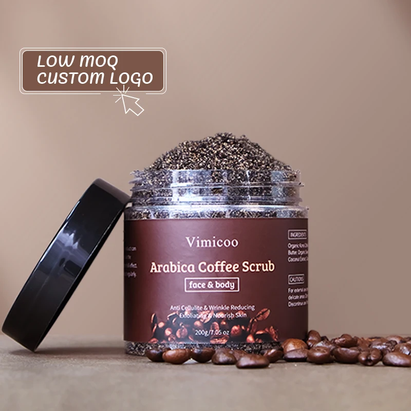 OEM ODM Beauty Cosmetics Skin Care Coffee Scrub Skin Care Reduces Dead Skin Coffee Body Scrub