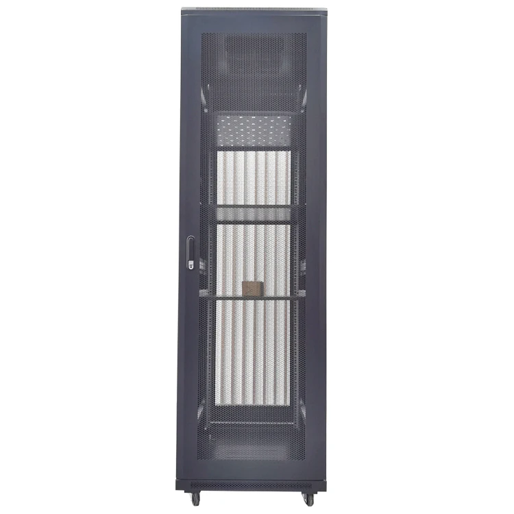 19 inch high quality steel frame mesh door network assembly rack 42U cabinet