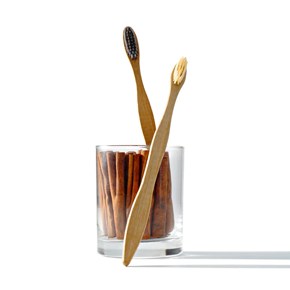 100% Eco Friendly Bamboo Toothbrush With Soft Bristles Wooden Comb Hotel Amenities Set