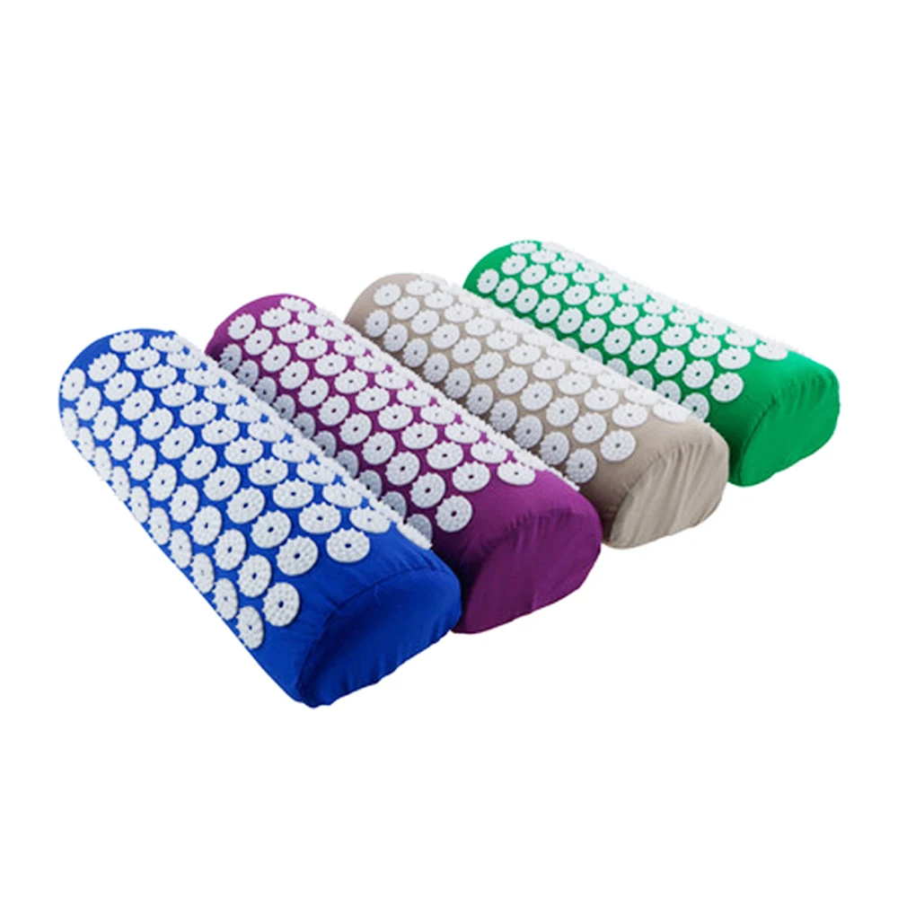 Hot Selling Yoga Massage Mat Acupressure Relieve Stress Back Cushion Massage Yoga Mat Back Pain Relief Needle Pad With Pillow
