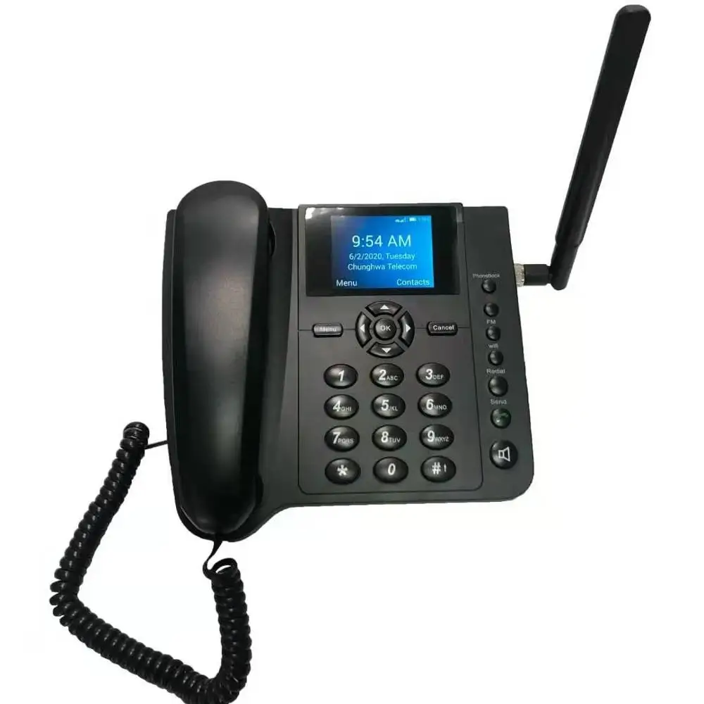  4G VoLTE LTE фиксированный беспроводной телефон FWP Настольный с сенсорным экраном Android и точкой доступа