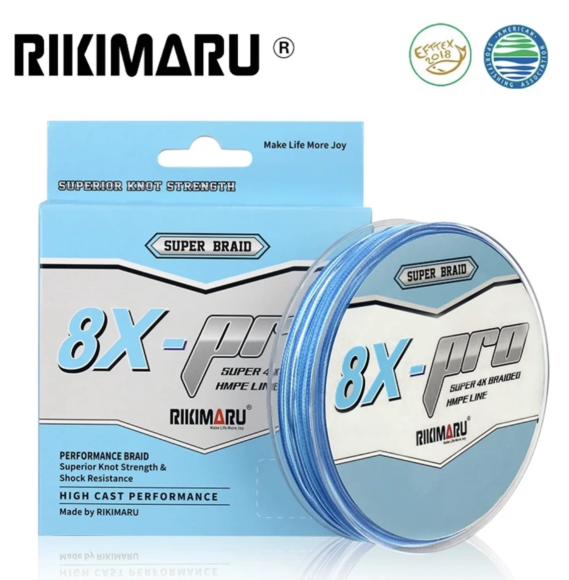 Rikimaru Spot Color x8 Strand 300m UHMWPE Braided High Quality  Fresh Water Fishing Lines Carpfishing Angling Line