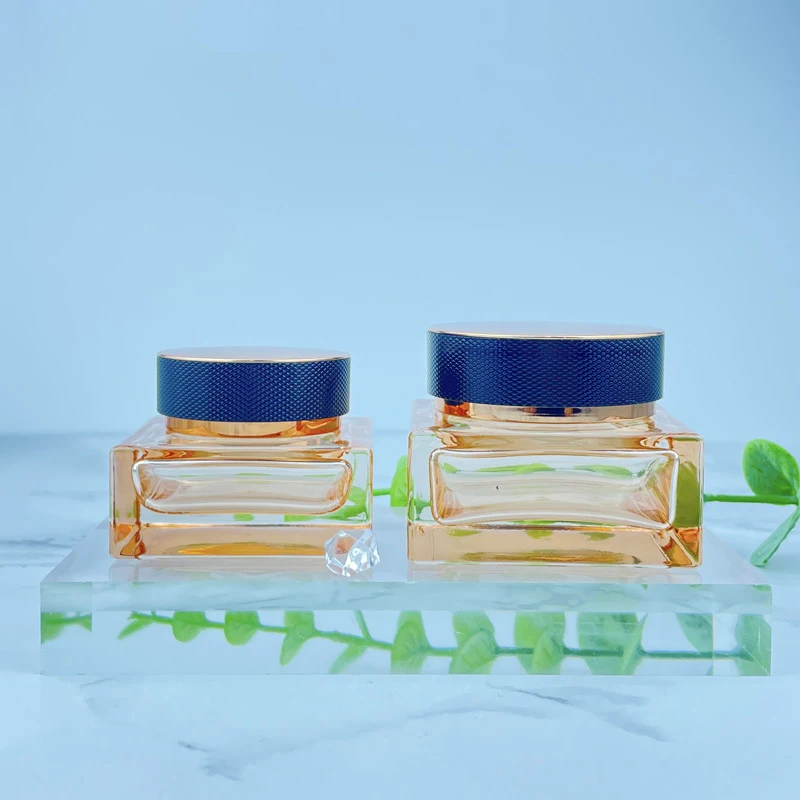 20ml 30ml 40ml 50ml 60ml glass bottle Surface treatment of anodized aluminum cosmetic liquid oil dropper bottle