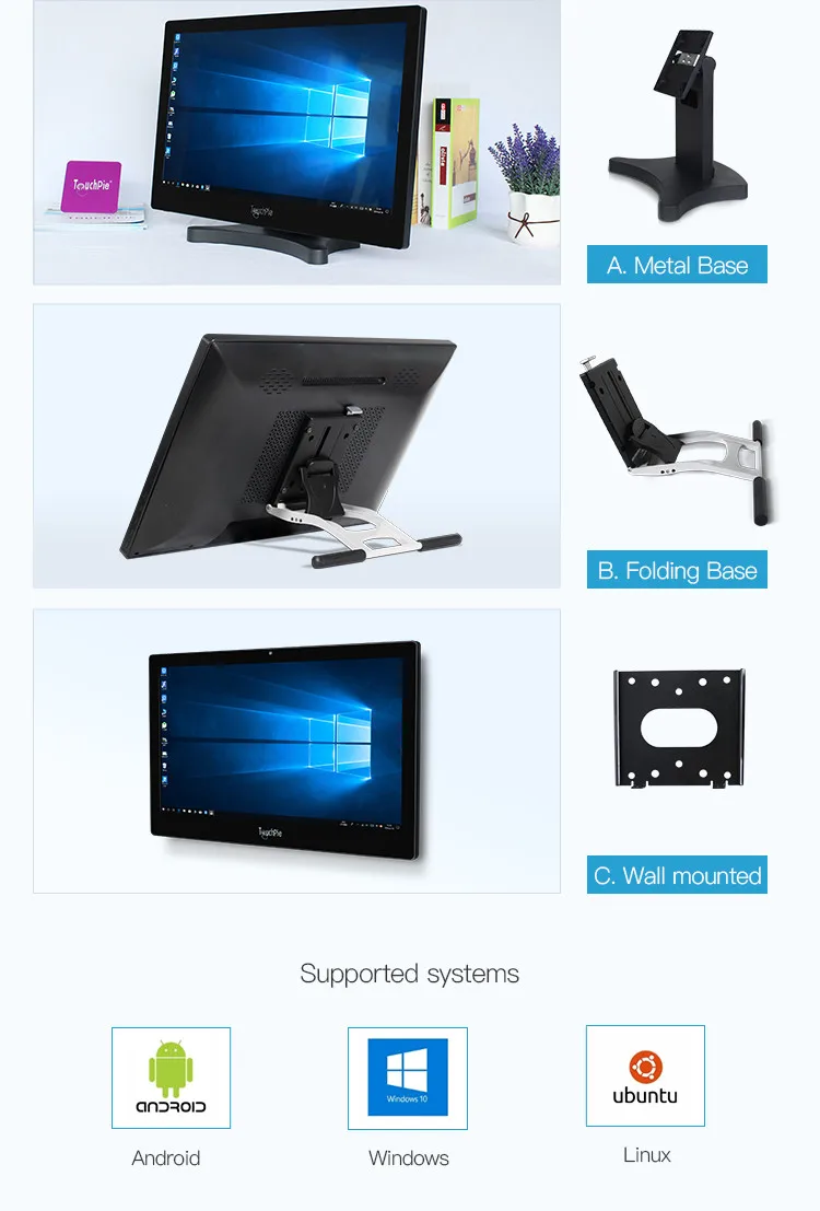 
Portable 21.5 Inch Touch Screen Smart Tv in gymnasium 