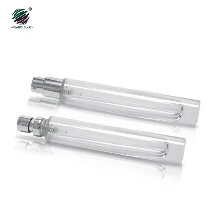 Hot sale cosmetic packaging products round shape 30ml glass perfume bottle with aluminum lids customized logo